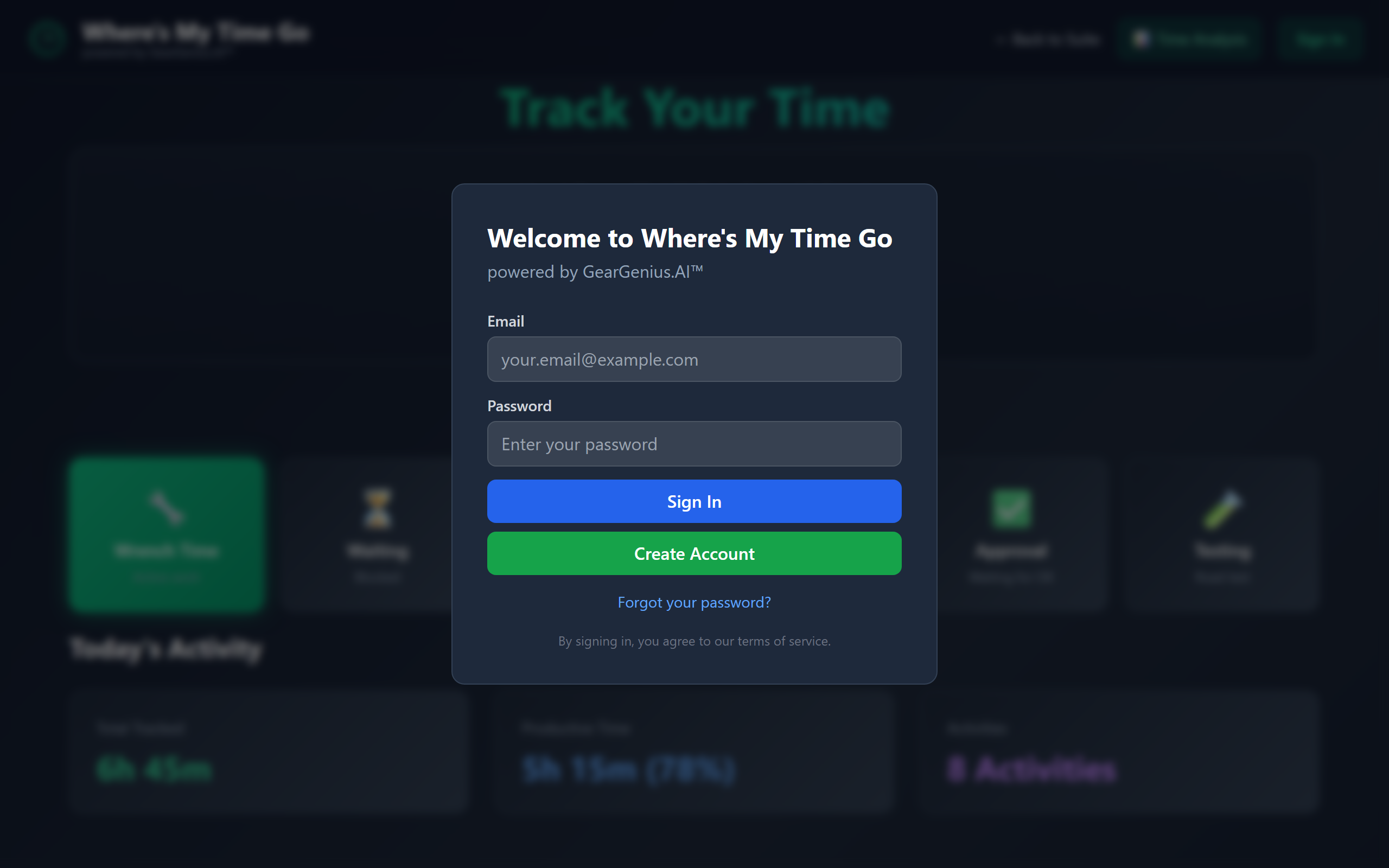 Where's My Time Go Bay Activity and Time Insights